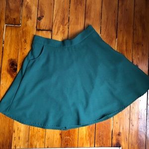 ModCloth - Green Skater Skirt